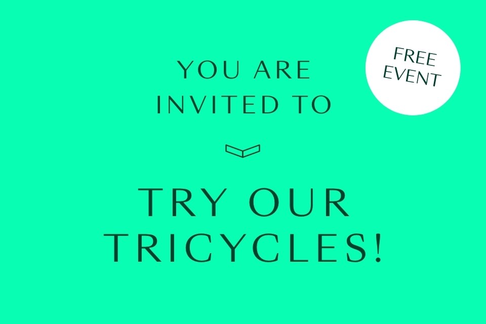 Free Try-Cycle Experience Event - WIN a Jorvik Tricycle